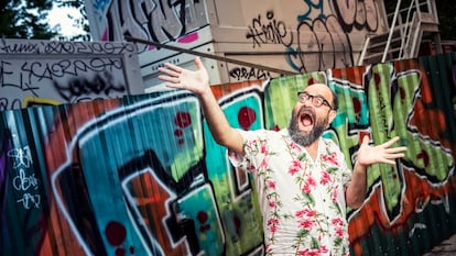 Ignatius Farray, fotografiado en el barrio de Malasaña de Madrid.