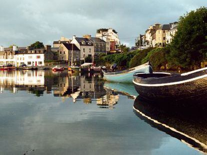 Vista de la localidad de Roundstone, en la región irlandesa de Connemara.
