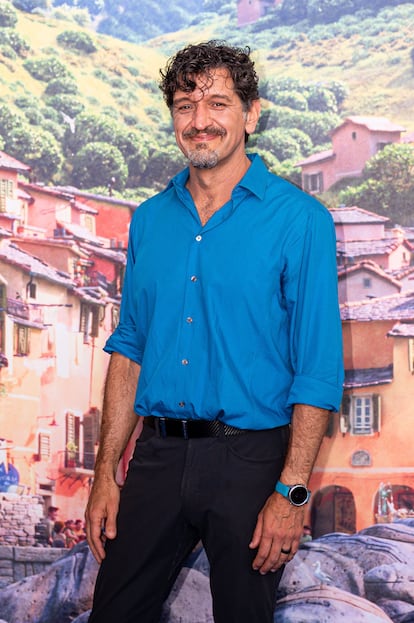 Enrico Casarosa, el 13 de junio, en Génova.