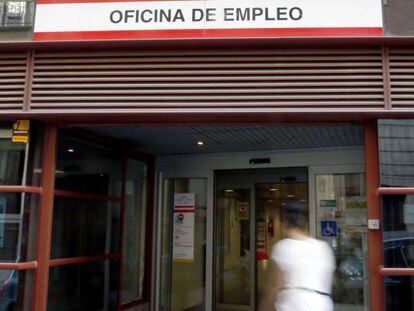 Oficina pública de empleo en Madrid.