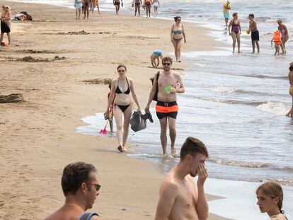 Playa de Maspalomas, al sur de la isla de Gran Canaria, el pasado 2 de septiembre.