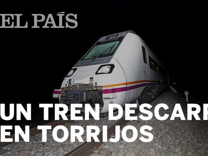 El desarrilamiento del tren Torrijos de este lunes no provocó heridos.