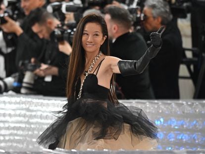 Vera Wang es vista en la Gala Met 2023 el 1 de mayo de 2023 en la ciudad de Nueva York.
