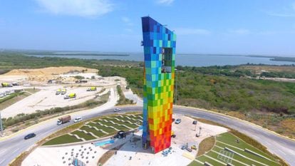 La Ventana al Mundo, el nuevo monumento de Barranquilla que busca convertirse en símbolo de la ciudad. 