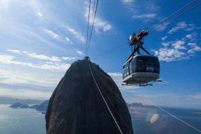Una de las cabinas que atraviesa Río de Janeiro.
