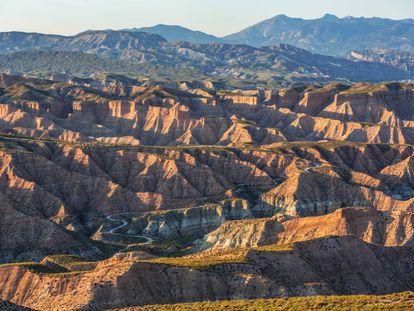 El desierto de Los Coloraos, en la provincia de Granada. 