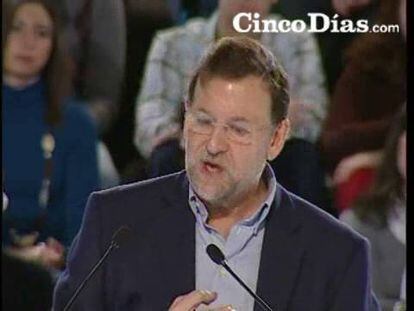 Rajoy se jacta de pertenecer a un partido 'claro'