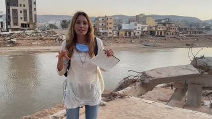 Vídeo | Así está Derna, la ciudad libia en la que la riada arrasó los edificios que había en su camino y a sus habitantes