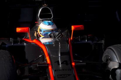 Fernando Alonso, a Jerez.