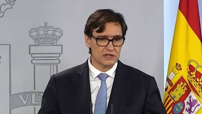 El ministro de Sanidad, Salvador Illa.