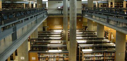 Vista de la biblioteca de la Universidad de Alcalá de Henares.