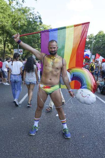 Orgullo Gay en Madrid el 7 de julio de 2018.