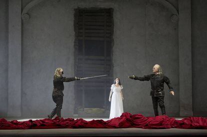 Una escena de l'òpera 'Don Giovanni' amb el muntatge de Chiristof Loy al Liceu.