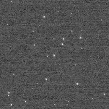 Esta imagen del cúmulo estelar Wishing Well, captada por New Horizons el 5 de diciembre de 2017, fue la más lejana hecha por una nave espacial.