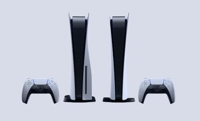 Los dos modelos disponibles de la consola PlayStation 5.