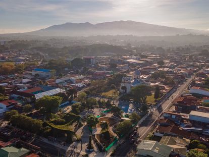 Curridabat, capital del cantón homónimo en Costa Rica.