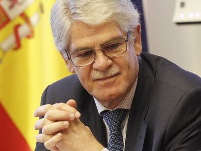 El ministro de Asuntos Exteriores, Alfonso Dastis.