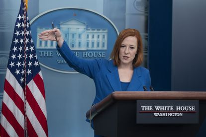 Jen Psaki, portavoz de la Casa Blanca, el pasado 18 de marzo.