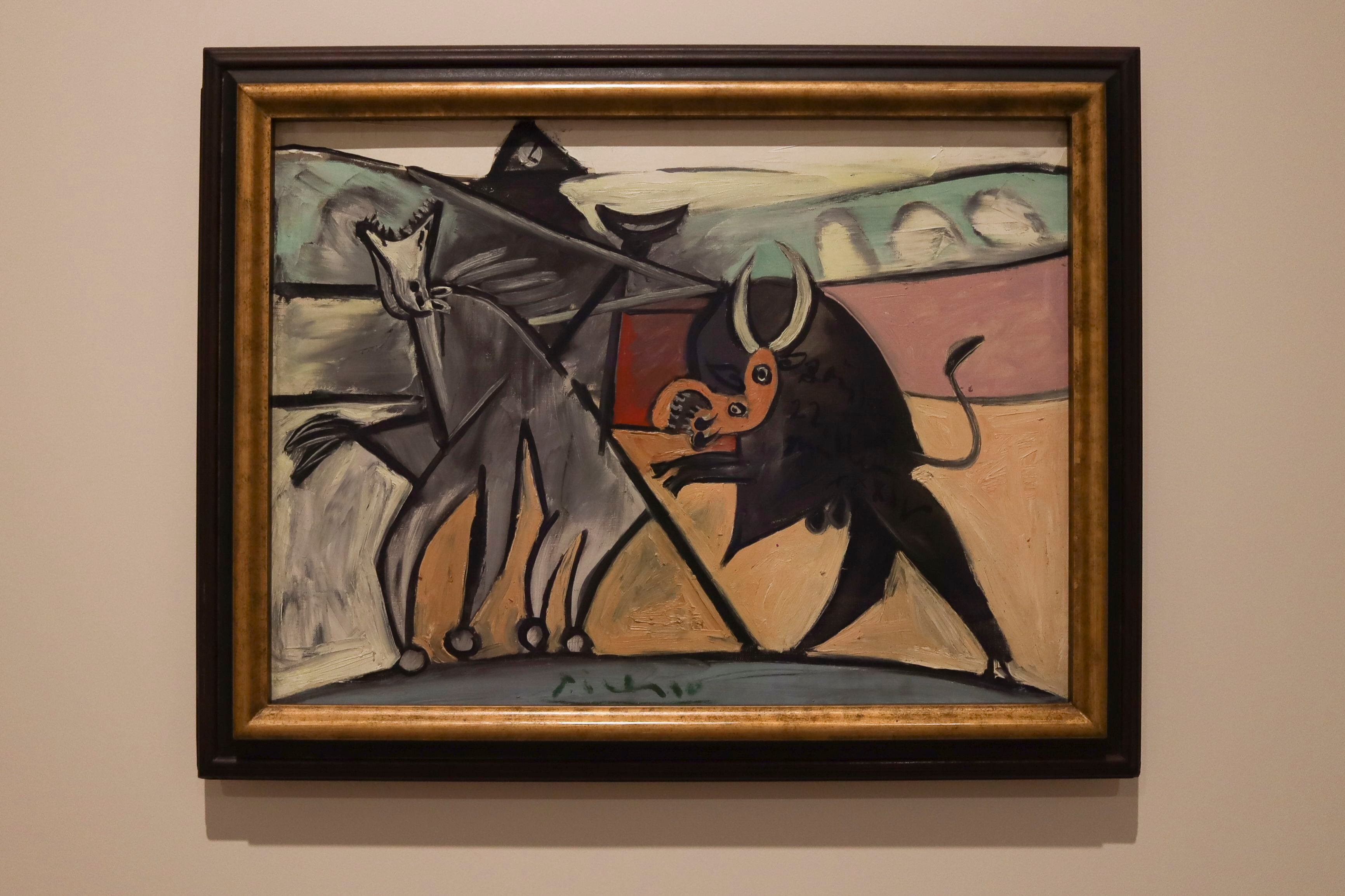 'Corrida de toros', de Picasso (1934).