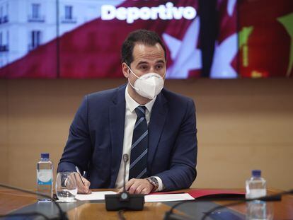 El vicepresidente, consejero de Deporte y Transparencia y Portavoz del Gobierno de la Comunidad de Madrid, Ignacio Aguado.
