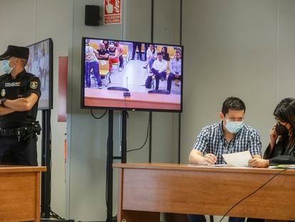 El acusado del asesinato de Marta Calvo, Jorge Ignacio Palma, en el juicio por la muerte de la joven.