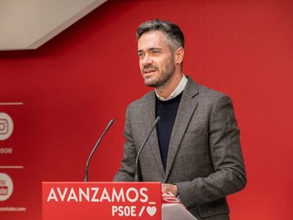 Felipe Sicilia, portavoz de la ejecutiva federal del PSOE.
