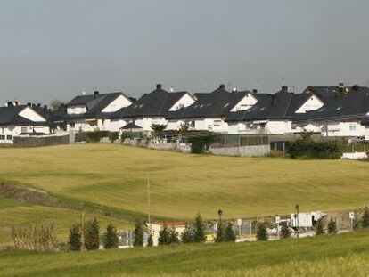 Terrenos en los que tenía que haberse levantado un campo de golf. 