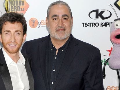 El presentador Pablo Motos (izquierda) y el productor Jorge Salvador.
