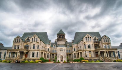 El reformatorio estatal de Ohio, una prisión histórica en Mansfield, Ohio.