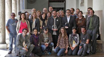 Distinguidos con los Premios de Llibertat d'Expresió, que otorga la Unió de Periodistes