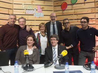Elpais.cat visita l estudi de Ràdio Barcelona i parla amb l alcaldessa de la ciutat sobre els seus desitjos per Reis