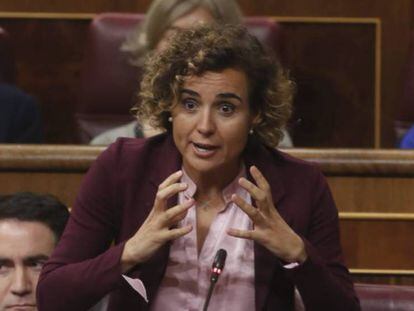 Vídeo: Dolors Montserrat, durante su intervención en el Congreso.