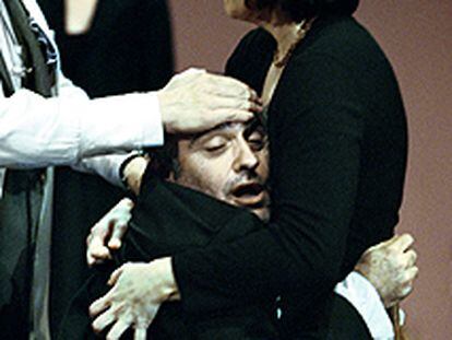 Una escena del montaje de José Luis Gómez de &#39;El rey se muere&#39;, de Ionesco.