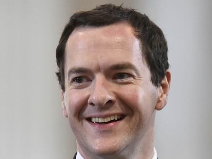 El minsitro de Finanzas brit&aacute;nico, George Osborne.