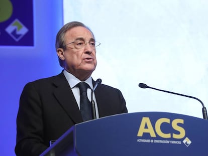 Florentino Pérez, presidente de ACS.