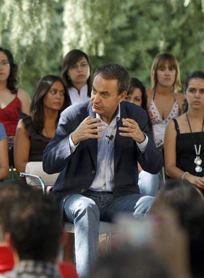 José Luis Rodríguez Zapatero, en los cursos de verano de la Fundación Jaime Vera.