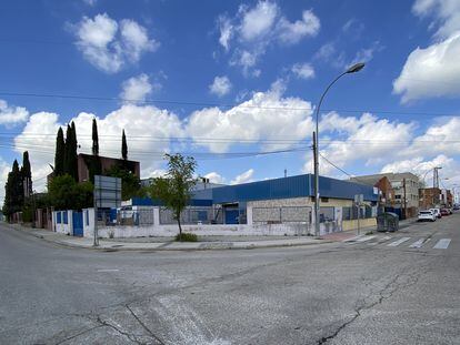 Polígono Industrial en Vallecas, en Madrid.