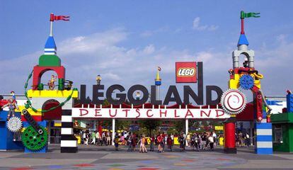 Entrada al parque tem&aacute;tico de Legoland, en Alemania.