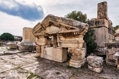 El santuario dedicado a la diosa Deméter en las ruinas de Eleusis (Grecia).