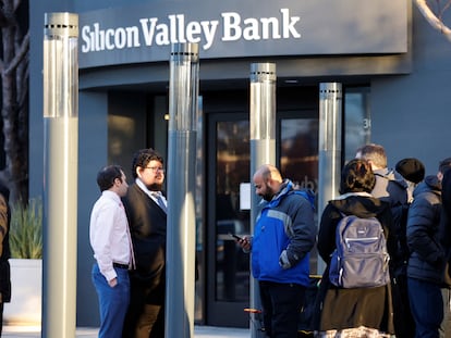 La sede central de Silicon Valley Bank en Santa Clara, California.