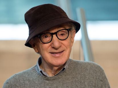 Woody Allen en julio de 2019 en San Sebastián.