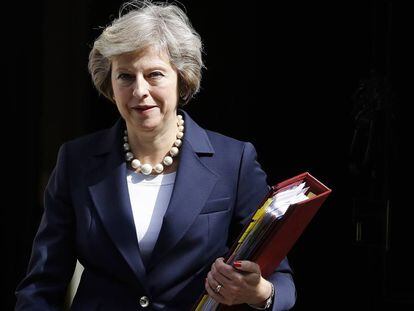 La primera ministra brit&aacute;nica,Theresa May.