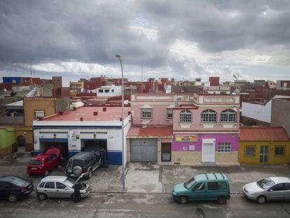 Casas de La Línea de la Concepción, en una imagen de archivo.