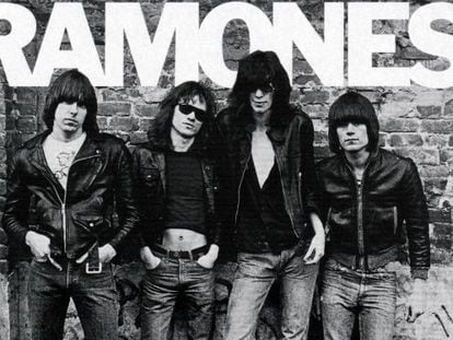 Portada del &aacute;bum Ramones, de la banda The Ramones.