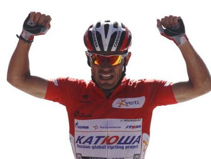 El corredor del Katusha Joaquim &quot;Purito&quot; Rodr&iacute;guez, en La Vuelta. 