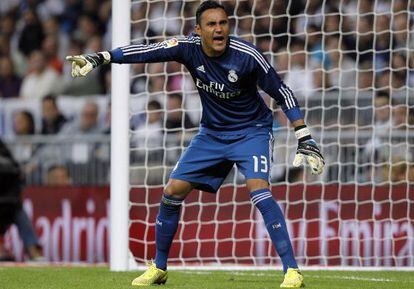 El portero del Real Madrid, Keylor Navas. 