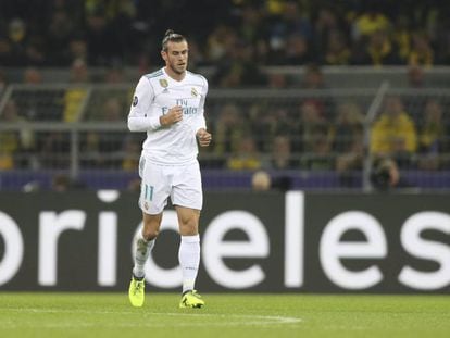 Gareth Bale, en el partido frente al Borussia. 