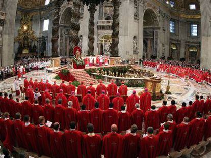 El papa Francesc, en la celebració de Pentecosta.