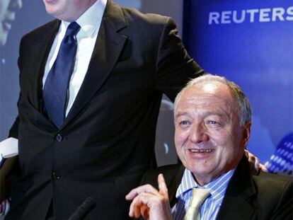 Los candidatos Boris Johnson (izquierda) y Ken Livingstone.