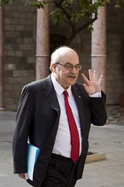 El consejero de Econom&iacute;a, Andreu Mas-Colell.